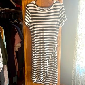 MARKET&SPRUCE Green/white casual dress